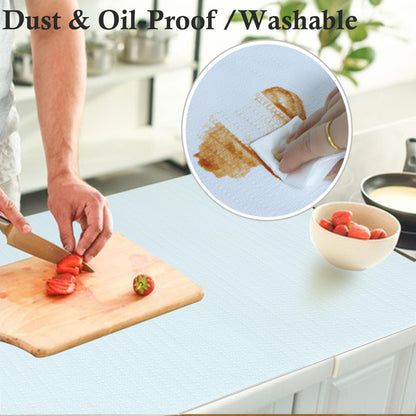 Shelf Liners for Kitchen Cabinets 14 Inch Wide X 20 Ft Non Adhesive Cabinet Drawer Liner Non Slip Water Oil-Proof Strong Grip Pantry Refrigerator Shelves Bathroom Drawer Mat Cupboard Closet Liner
