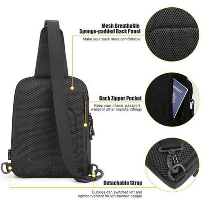 G4Free Tactical Sling Bag Backpack EDC Concealed Carry Bag Small Crossbody Shoulder Chest Pack