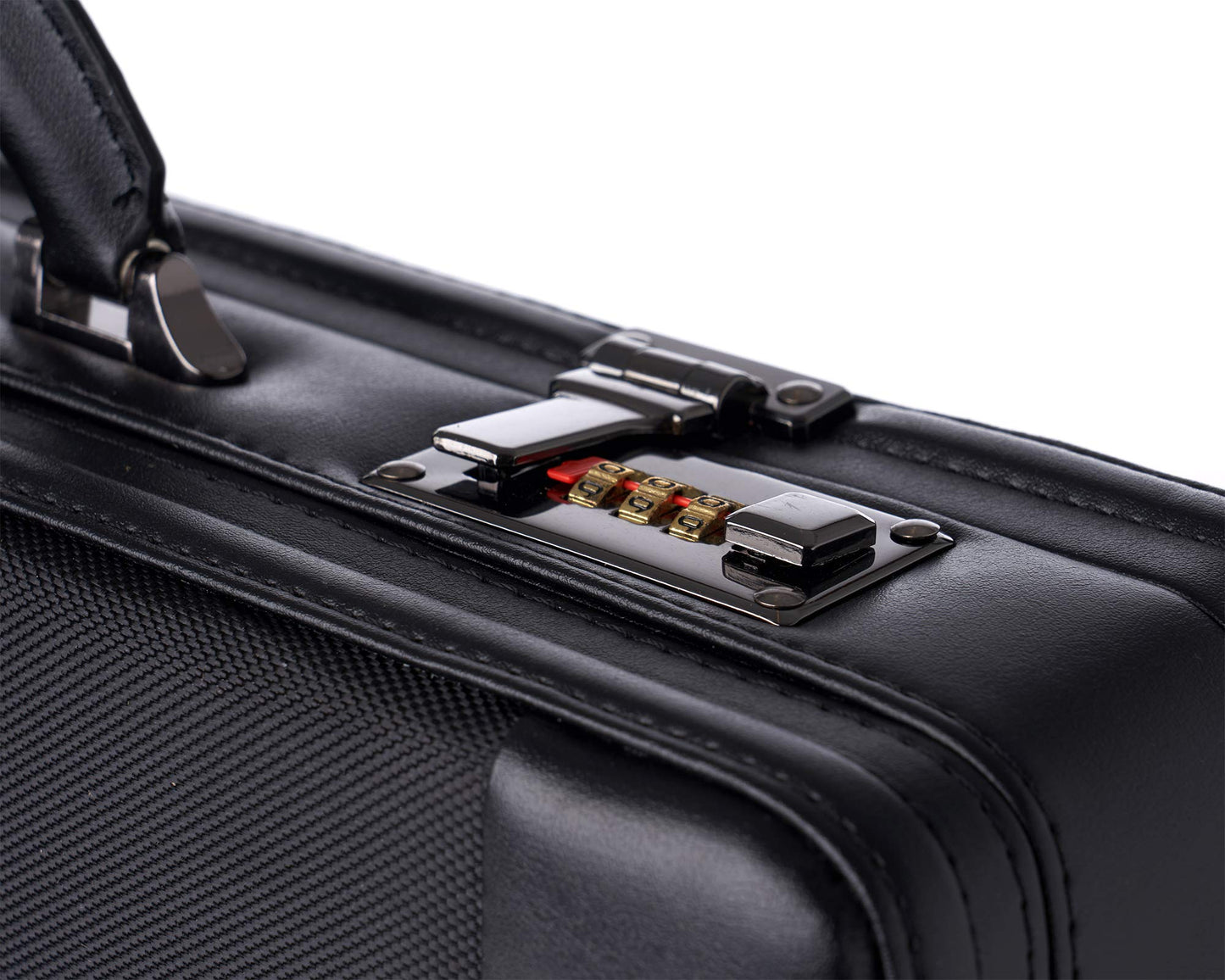 Alpine Swiss Mens Briefcase | Hard Side Business Case | Expandable Attache Case For Men | Dual Combination Locks | Padded Interior | Multi Organizer Pockets | Manufacturer’s Warranty