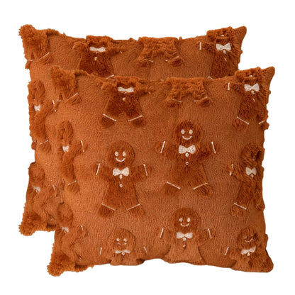 Deposhion Christmas Throw Pillow Covers 18x18 Set of 2