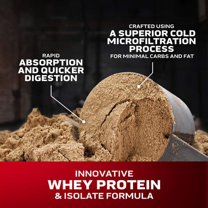 Muscletech Whey Protein Powder (Cookies & Cream, 5LB) - Nitro-Tech Whey Protein Isolate Smoothie Mix for Lean Muscle & Recovery - 24g of Whey Gold Protein for Women & Men - Packaging May Vary