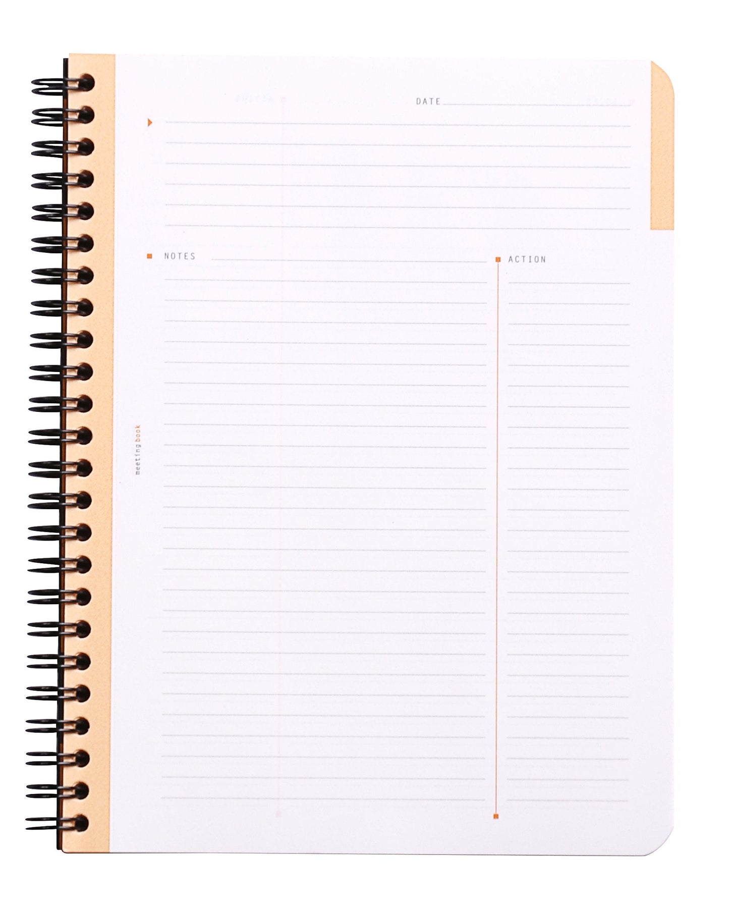 Rhodia Efficient Meeting Notebook, Black 8.25" x 6.25"