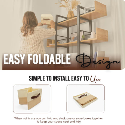 Kalolo Malosi Greeting Card Organizer Box with 15 Dividers | Holds 150+ and Collapses When not in Use | Stylish Greeting Card Storage Box Organizer