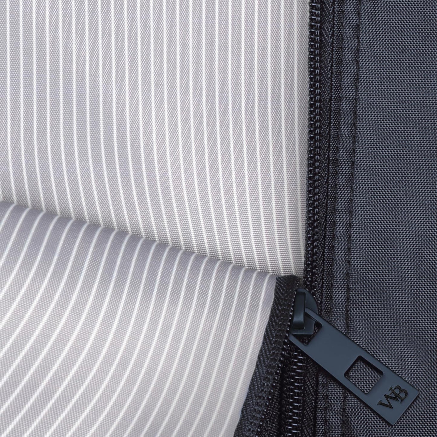WallyBags® 60" Premium Carry-On Tri-Fold Travel Garment Bag with Exterior Pocket, Perfect for Dresses and Longer Clothes