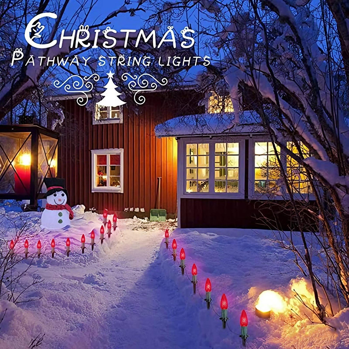 100 Pack Christmas Light Stakes, 4.5 Inch Lighting Stakes for C7 C9 Christmas Lights Outdoor, Yard Stakes,Garden,Lawn,Pathway, Patio, Path, Walkway, Christmas Decoration Green