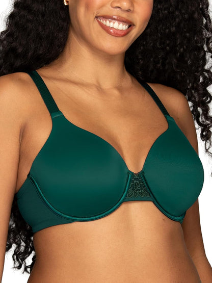 Vanity Fair Womens Full Figure Beauty Back Smoothing Bra, 4 Way Stretch Fabric, Lightly Lined Cups Up to H