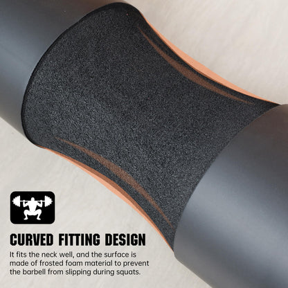 leikefitness Squat Pad - Foam Barbell Pad for Squats Cushion, Lunges & Bar Padding for Hip Thrusts - Standard Weight Bar Pad - Provides Cushion to Neck and Shoulders While Training