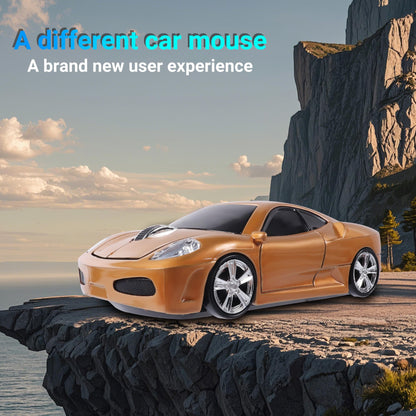 elec Space Wireless Mouse, 2.4GHz Cool Sport Car Shape Computer Mouse 1600 DPI Optical Cordless Mice with USB Receiver for PC Laptop Computer Notebook (Red)