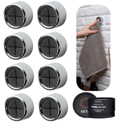 HEFA Towel Hooks, Towel Holder, Dish Towel Holder, Kitchen Organization, Kitchen Towel Hook, Kitchen Towel Holder, Hand Towel Holder, Kitchen Gadgets, Kitchen Essentials, Bathroom Accessories, 4 Pack