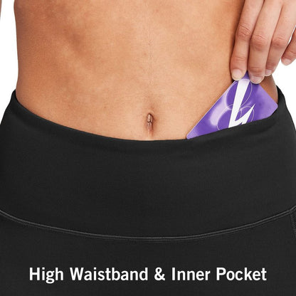 baleaf Biker Shorts Women Yoga Gym Workout Spandex Running Volleyball Tummy Control Compression with Pockets Soft 5" Black S