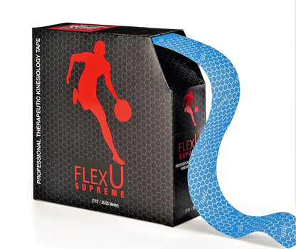 FlexU Kinesiology Tape Bulk Pack Continuous Blue