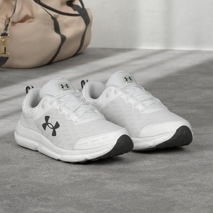 Under Armour Men's Charged Assert 10, (104) White/Black/Black, 14, US