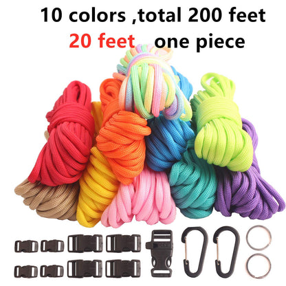 GeGeDa Paracord 550 Bracelets Kit 20 Feet Each Rope for Making Bracelets
