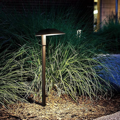 LEONLITE Anti-Glare Low Voltage Pathway Lights, 5W Wired 12-15V LED Landscape Path Lights Aluminum IP65 Outdoor Landscape Lighting for Walkway Yard, 5000K Daylight, ETL, Pack of 6