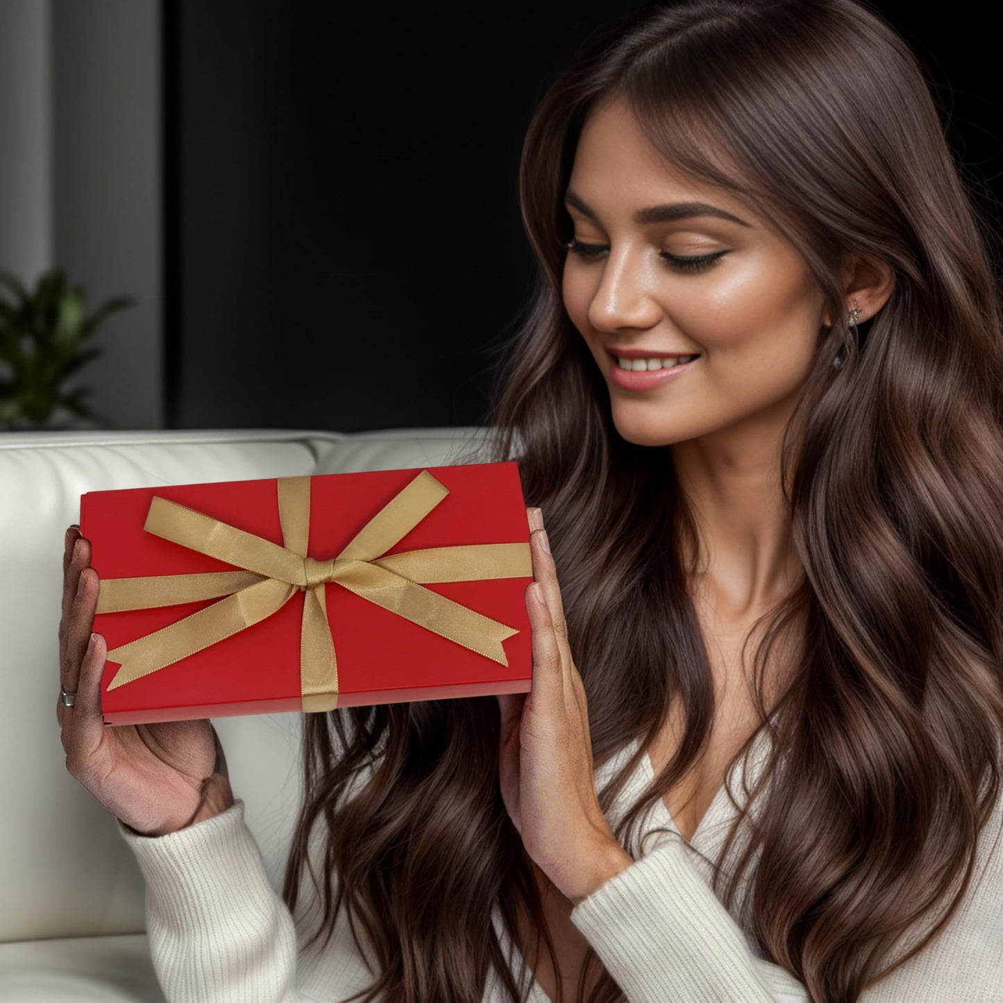 JINSTABAG Surprise Gift Box Explosion for Money, DIY Unique Folding Bouncing Cash Pop Up Gift Boxes for Birthday, Christmas, Anniversary, Valentine's Day. (Red)