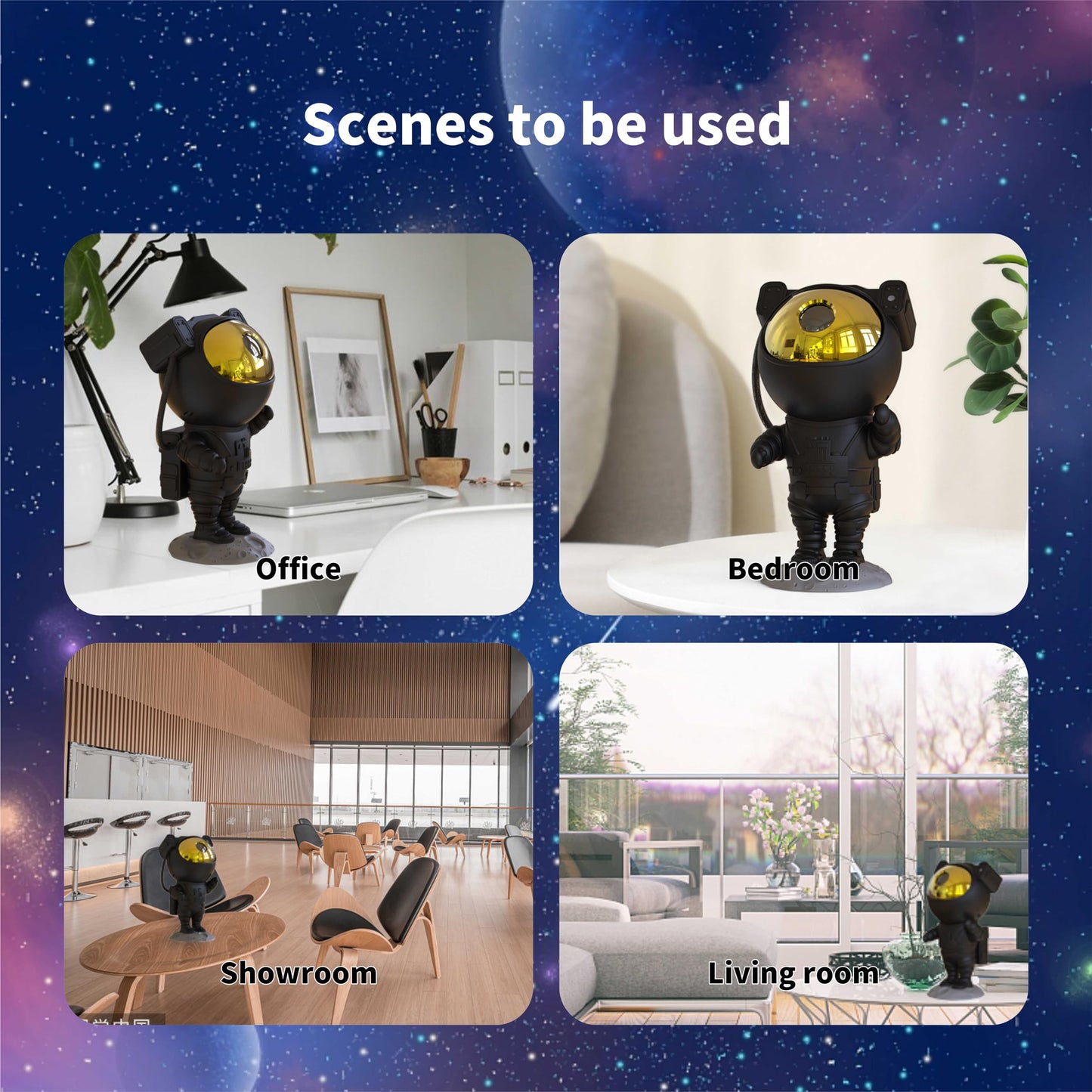 Star Projector Galaxy Night Light,Astronaut Starry Nebula Ceiling LED Lamp with Timer and Remote, Gift for Kids Adults for Bedroom, Christmas, Birthdays
