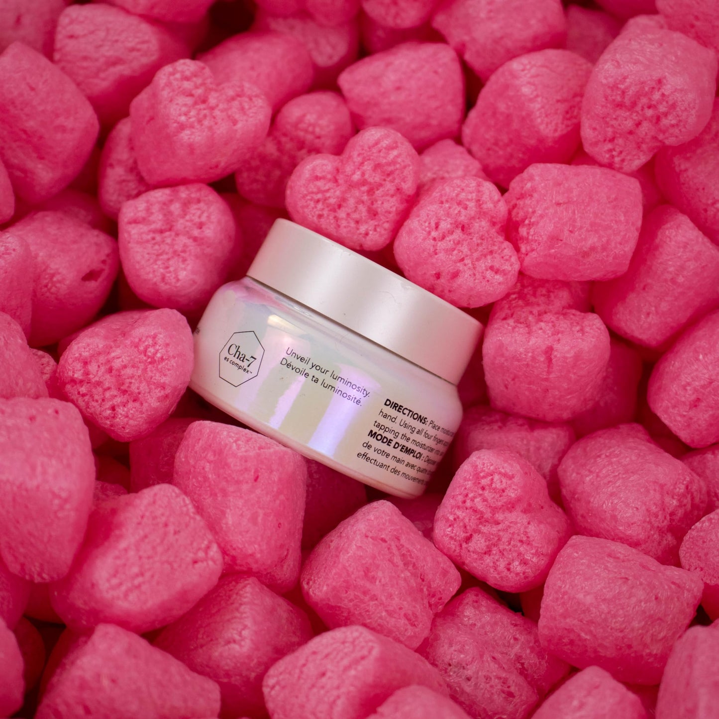 Magicwater Supply - .5 Cu Ft - Pink Heart Shaped Recycled Anti Static Packing Peanuts - Compostable & Biodegradable Cushion for Shipping - Dust-Free & Abrasion Resistant - Void Filler