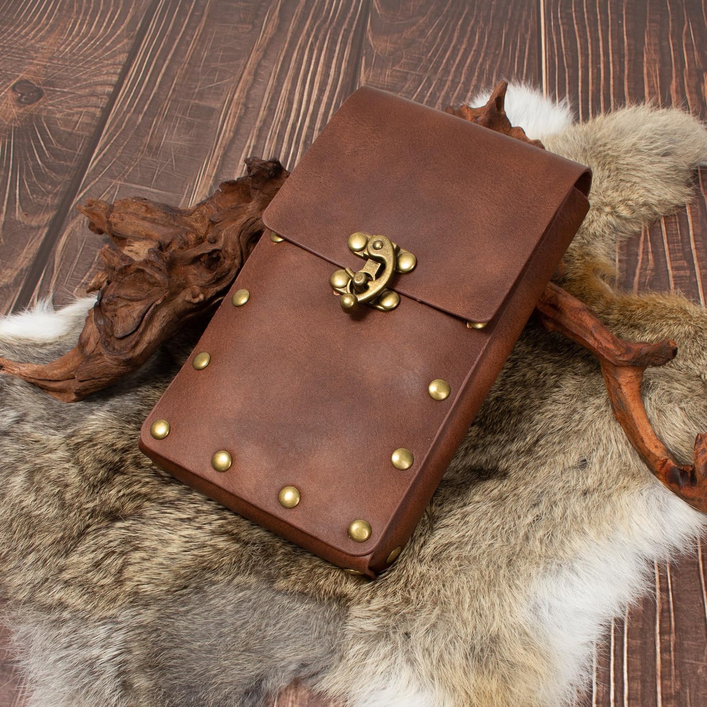 Belt Pouch Waist Bag Fanny Pack Steampunk Phone Holder Medieval Bag Leather Belt Renaissance Cosplay Costume Accessories