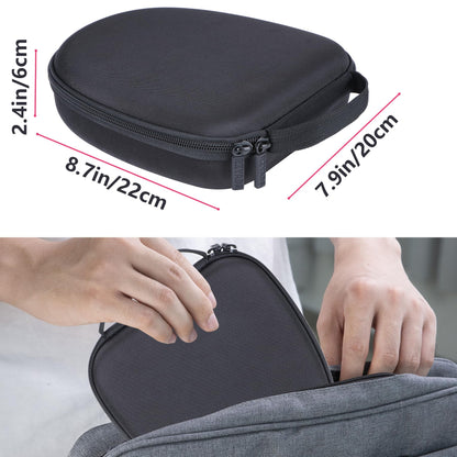 RIYADAone Hard Case Replacement for SteelSeries Arctis Nova Pro 7 7X 7P 1 3 4 5 5X 5P 1P Prime 9X Multi-Platform Gaming Headset (Black Case)
