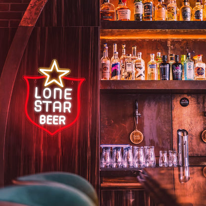 JFLLamp Crs LIGHT Neon Signs for Wall Decor Neon Lights for Bedroom Led Signs Suitable for Man Cave Bar Pub Restaurant Christmas Birthday Party Gift Led Art Wall Decorative Crs Light Bar Sign, 5V Usb Power, 17*11 Inch(Azure+red+white）