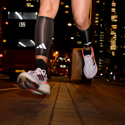 adidas Aeroready Compression Calf Sleeves, Lightweight, Moisture-Wicking Calf Compression Sleeves