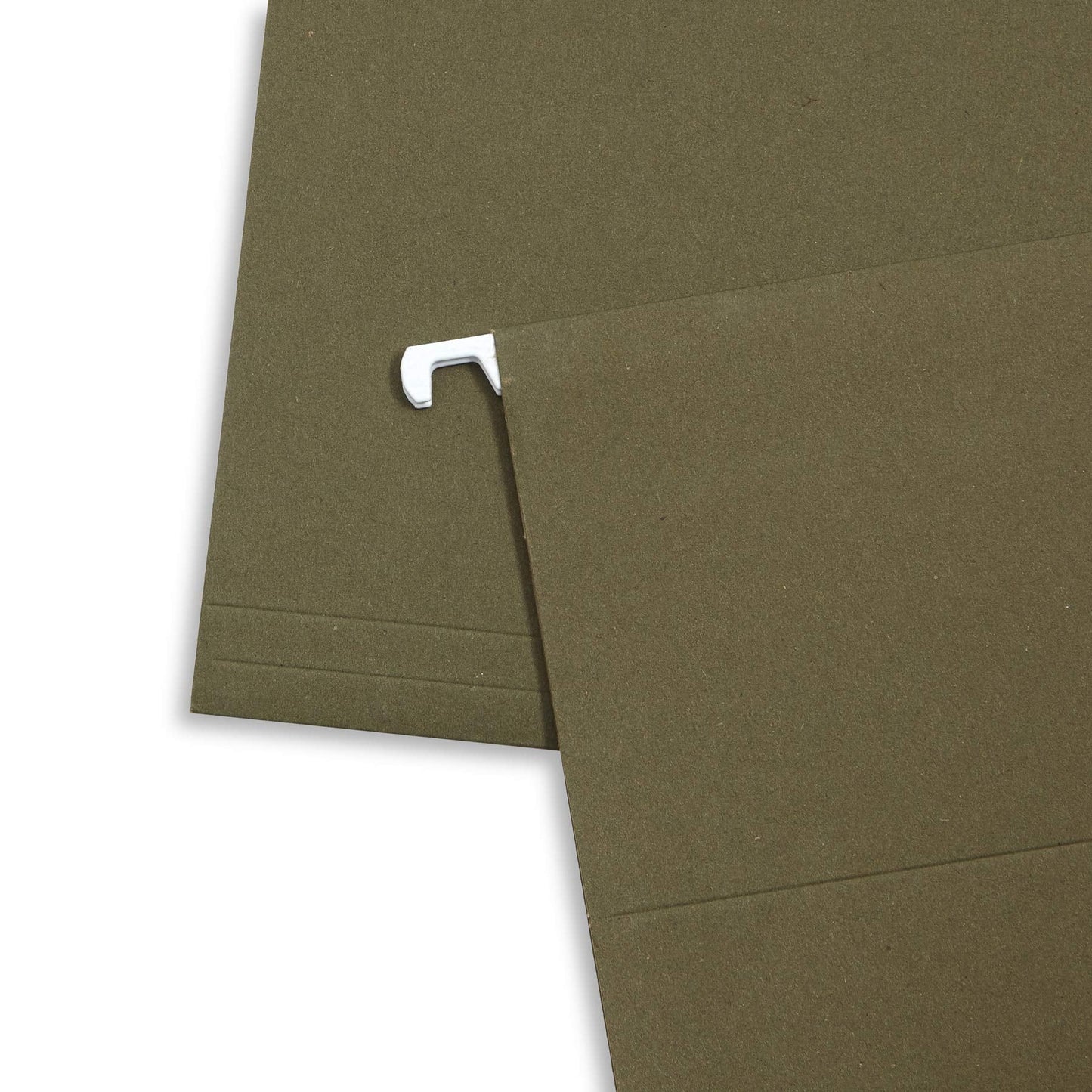 Blue Summit Supplies 50 Legal Size Hanging File Folders, 1/5 Cut Adjustable Tabs, 5 Tab Locations, Designed for Legal and Law Office File Organization, Standard Green, 50 Pack, Legal Size