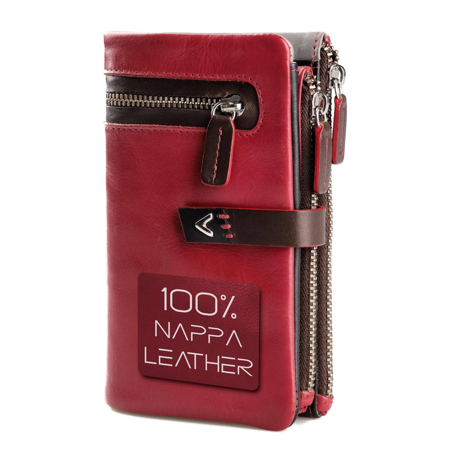 Lavalen Leather Purses for Women - Elegant Ladies Purse - RFID Wallet for Women - Leather Handcrafted Ladies Wallet - Small & Colourful with Coin Pocket & Cards - For daily Use - Box for Gift.