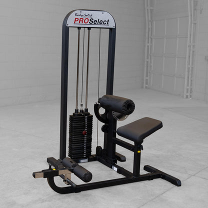 Body-Solid (GCAB-STK) Pro Select Ab and Back Machine with 210-Pound Weight Stack, Abdominal & Back Muscles Training Functional Exercise Workout Station, Home and Commercial Gym