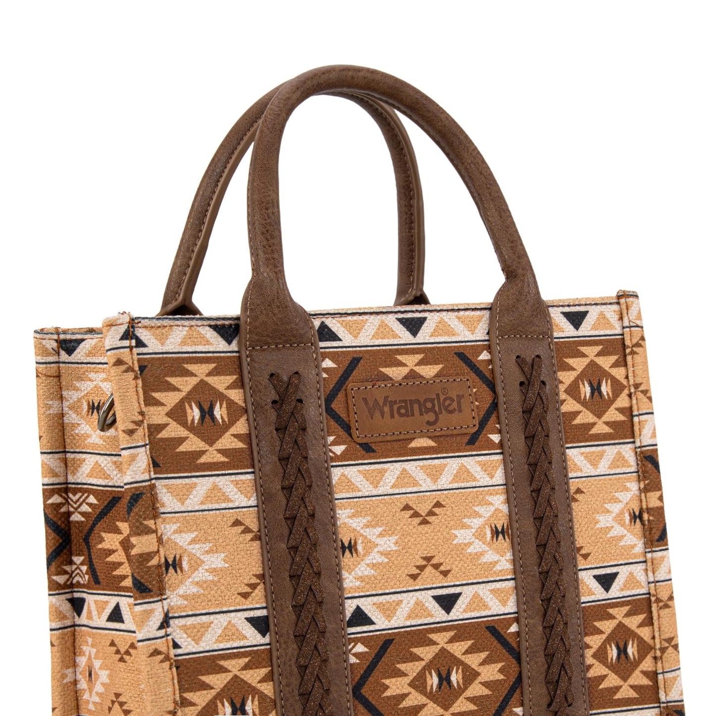 Wrangler Purse for Women Boho Aztec Tote Bag Hobo Shoulder Top Handle Handbags with Wide Guitar Strap Fall Collection Gift WG2207-8120SCF