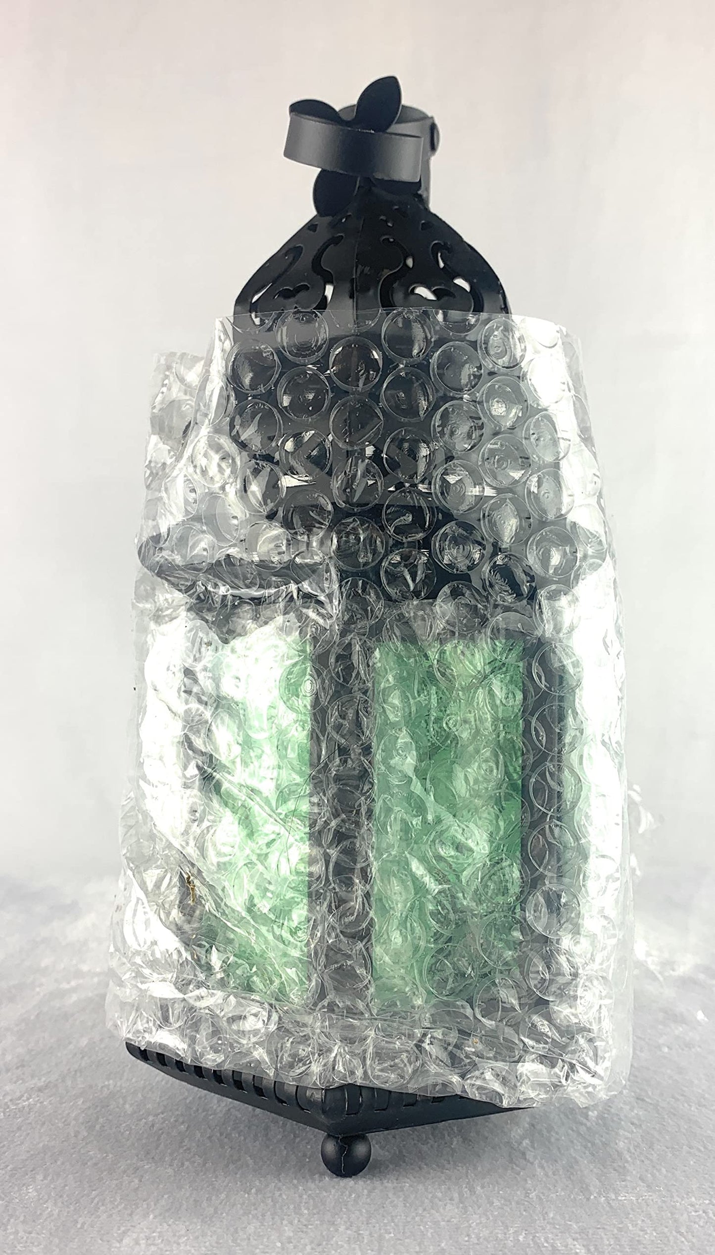 Gifts & Decor Green Glass Moroccan Candle Holder Hanging Lantern