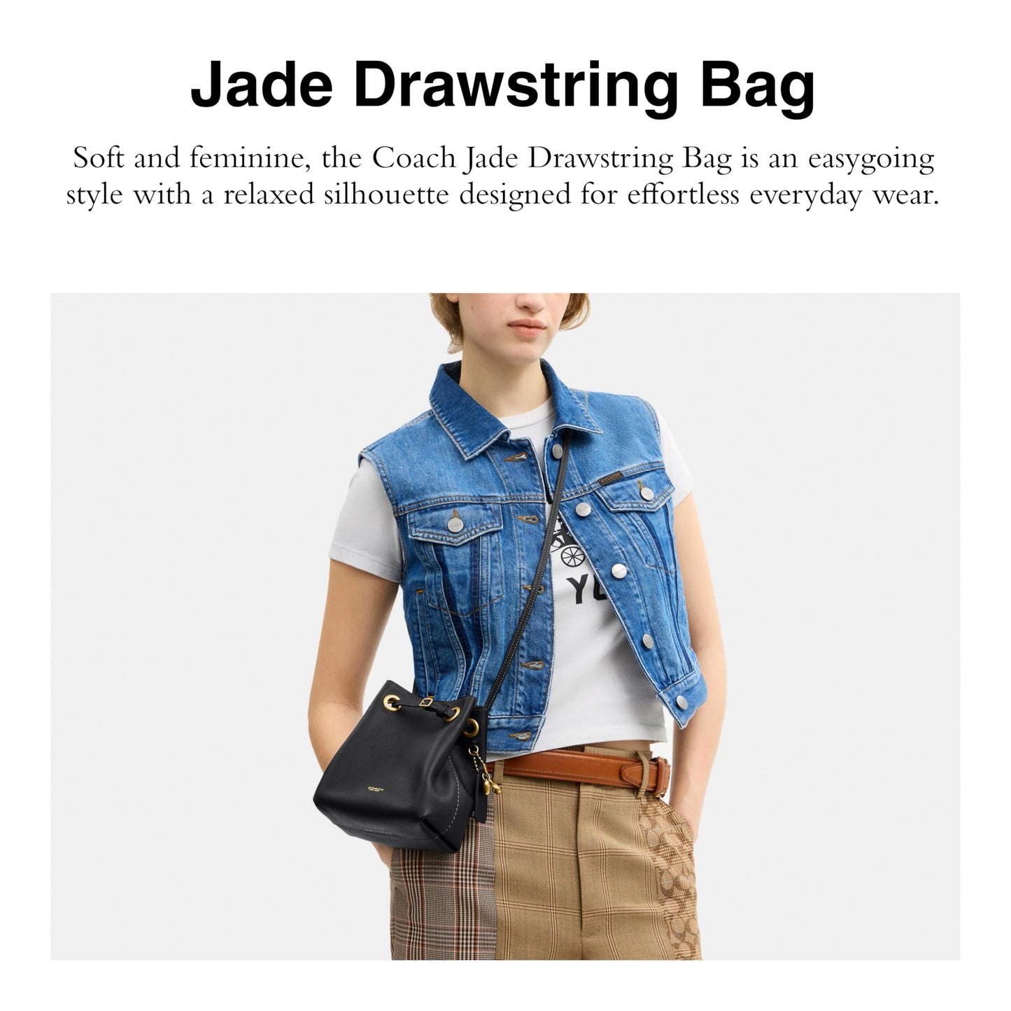 Coach Jade Drawstring Bag