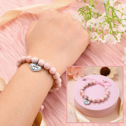 Sereney 7 Year Old Girl Birthday Gifts, Adjustable Beaded Bracelet as 7th/7yr Year Old Girl Birthday Gifts for Seven Daughter Niece Granddaughter Girl