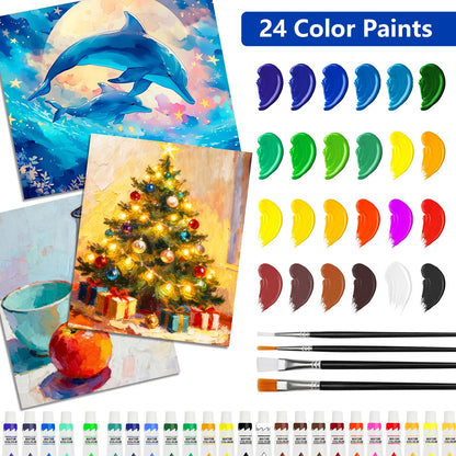 Halobios Art Supplies, 144-Piece Deluxe Art Set Professional Art Kit with Portable Aluminum Case, Crafts Drawing Painting Kit for Gifts Adults Kids Artists