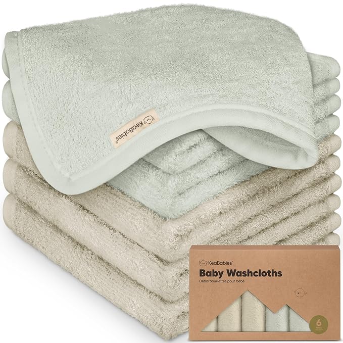 6-Pack Baby Washcloths