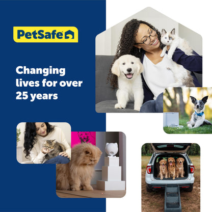PetSafe In-Ground Cat Fence Receiver Collar, Waterproof, Tone and Static Correction, Stretch-Section for Safety, for Cats Over 6 lb - from The Parent Company of Invisible Fence Brand
