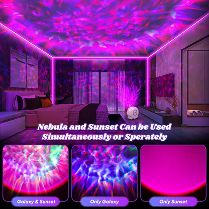 Galaxy Projector for Bedroom, Galaxy Light Projector with 41 Lighting Modes, Starry Nebula Ceiling Night Light with Timer and Remote, Room Decor, for Christmas, Birthdays