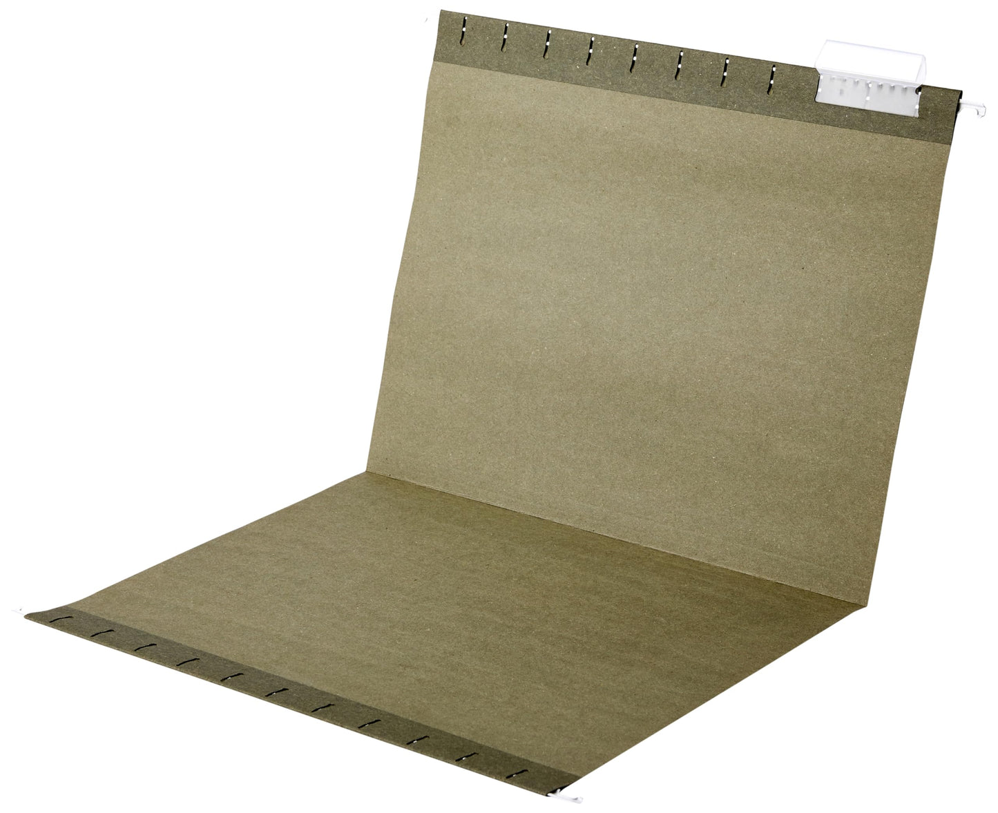 Amazon Basics Hanging File Folders for Documents, Letter Size, 1/5-Cut Adjustable Tabs, Standard Green, 75 Count per Box