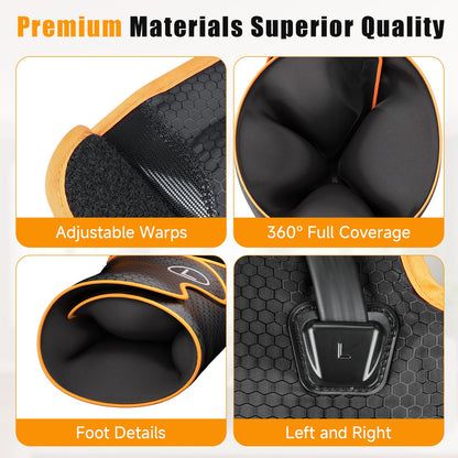 Banspol Leg Massager with Heat and Compression, Foot and Calf Massager for Circulation and Pain Relief, Compression Boots with Handheld Controller, 6 Modes 3 Intensities, Gift for Mom Dad