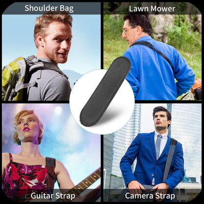 FIEIL 2 Pack Thick Shoulder Strap Pad, Universal Replacement, Detachable, Relieves Shoulder Pain (Sandwich Mesh - Sapphire Blue)