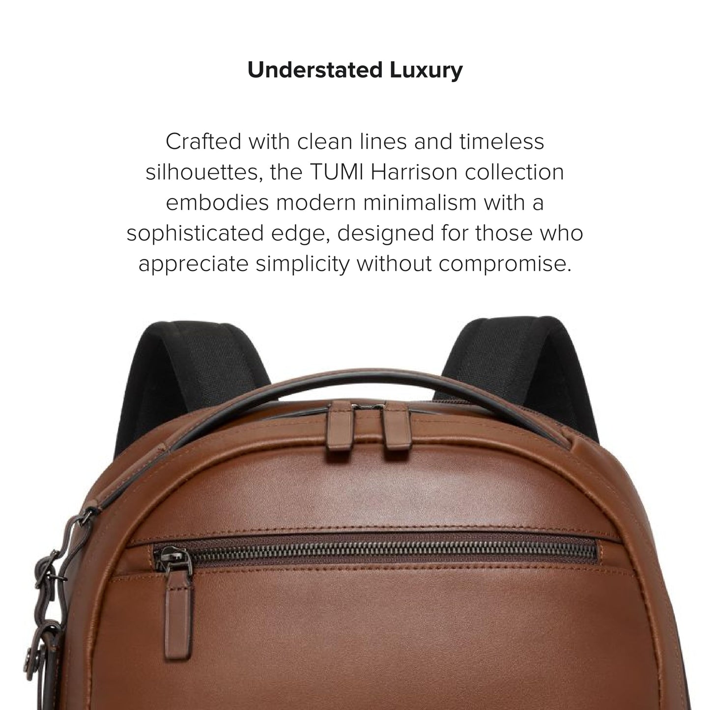 TUMI Harrison Warren Backpack - 15-Inch Laptop Backpack - Stylish Women's & Men's Backpack for Travel & Business - Cognac Leather