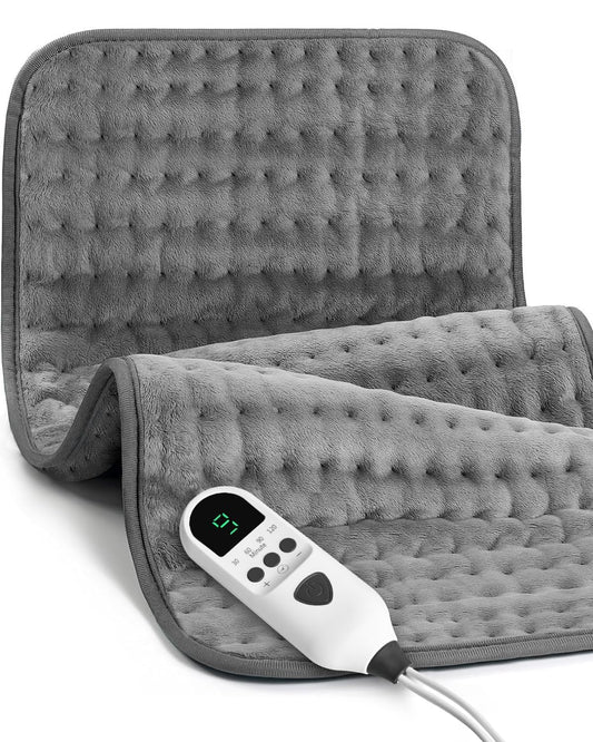 Large Heating Pad for Back 33"x17" Fathers Day Dad Gifts Electric Heating Pad XXL for Neck and Shoulders Pain Relief Moist Dry Heat, 9 Adjustable Heat, Auto Shut-Off Timer, Gifts for Dad Mom