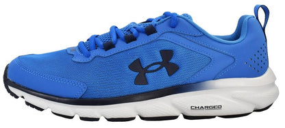 Under Armour Men's Charged Assert 9 Running Shoe, Victory Blue/Halo Grey, 12 M