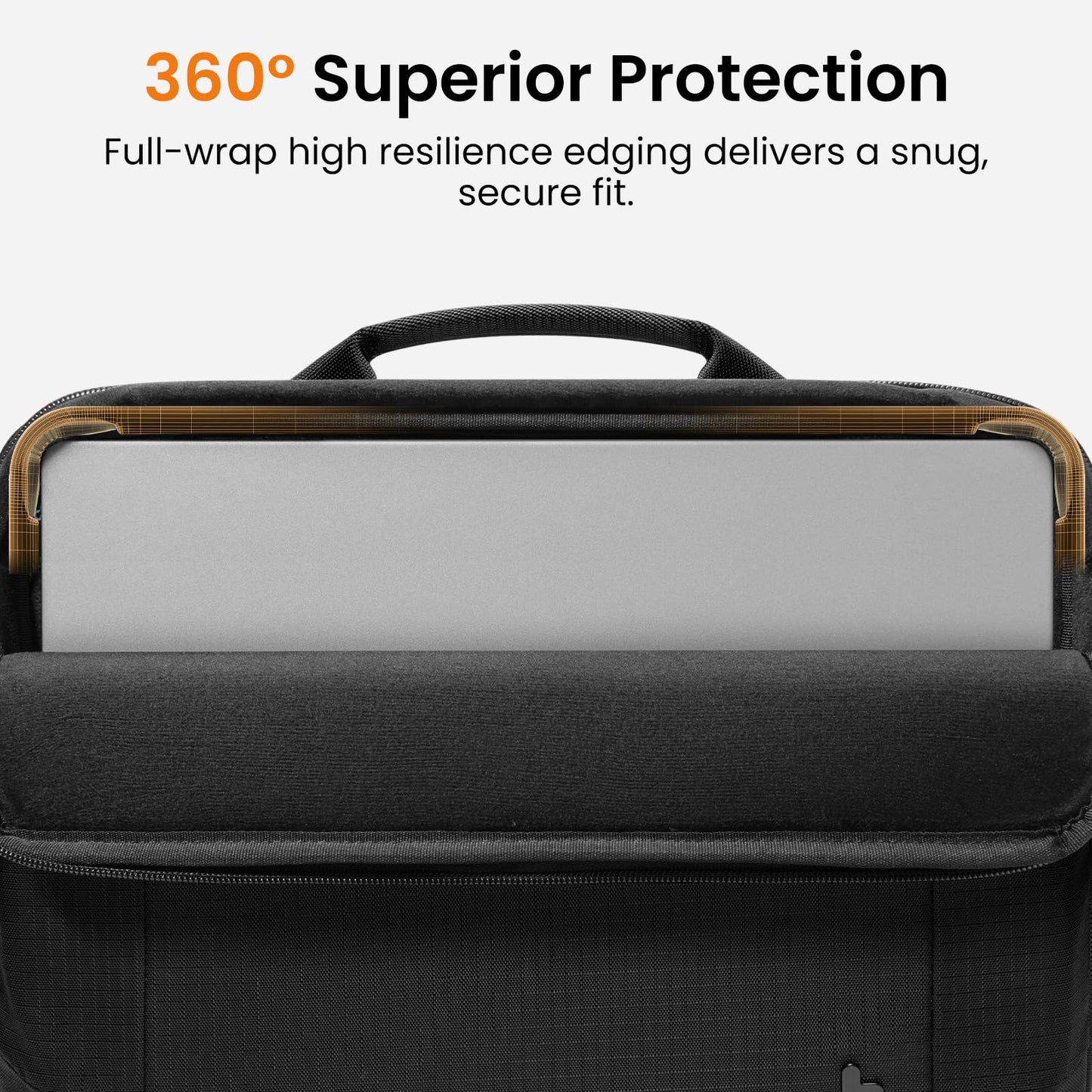 tomtoc 360 Protective Laptop Carrying Case for 15.6 Inch Acer Aspire 5 Slim, 15.6-16 Inch ASUS Strix G16/G15, 15.6 HP Pavilion, Dell XPS 17, More Dell ThinkPad 15 Inch Chromebook