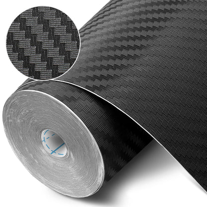 Self-Adhesive Shelf Liner Kitchen Liner, Waterproof Backed Paper Easy Peel and Stick Contact Liner Without Residue for Decor Your Desk Surface, Kitchen Countertops (Black, 11.8 x 59 inches)
