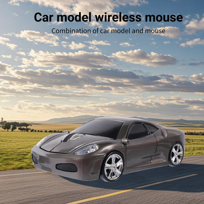 elec Space Wireless Mouse, 2.4GHz Cool Sport Car Shape Computer Mouse 1600 DPI Optical Cordless Mice with USB Receiver for PC Laptop Computer Notebook (Red)