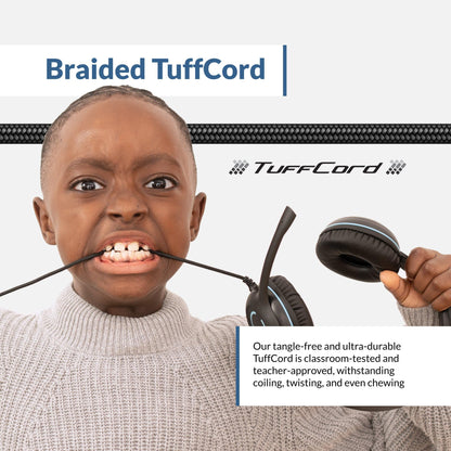 Cyber Acoustics 3.5mm Stereo Headset (AC-5002) – Durable, Crisp, and Clear Communication in Classrooms and at Home