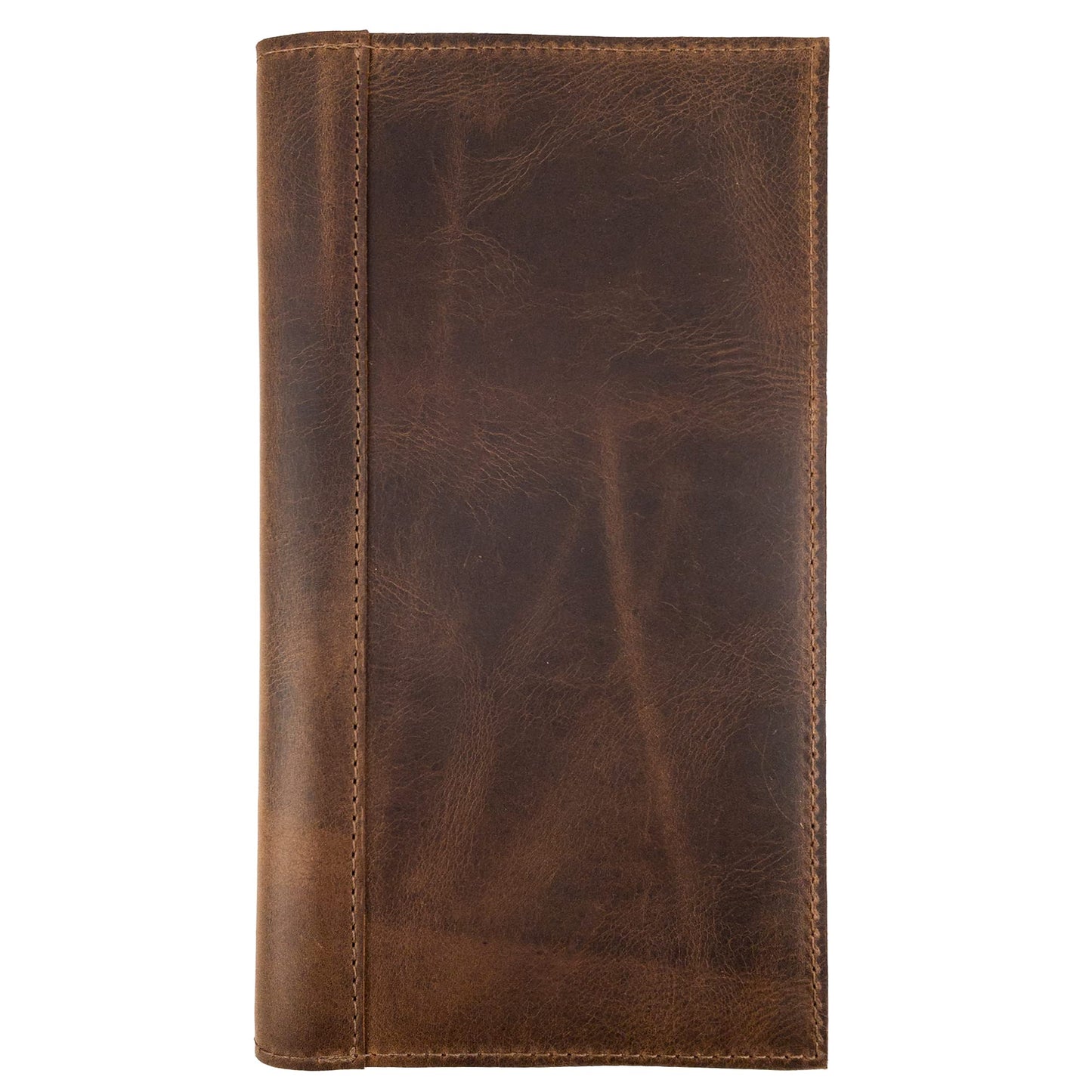 Hide & Drink, Fancy Check Presenter Handmade from Full Grain Leather, Bill Holder for Waiter/Waitress, Restaurant & Cafe Accessories :: Bourbon Brown