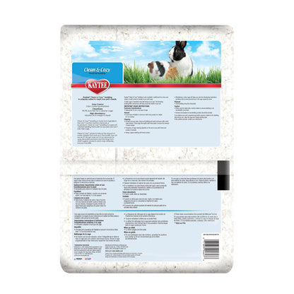 Kaytee Clean & Cozy White Paper Bedding, Made for Small Animals, 49.2 Liters