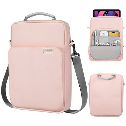 MoKo 15 Inch Laptop Sleeve Bag Fits MacBook Air 15" M2 2023, MacBook Pro 14" M2 2023, Galaxy Tab S9 Utra 14.6" 2023, Handle Carrying Case with Shoulder Strap, Indigo