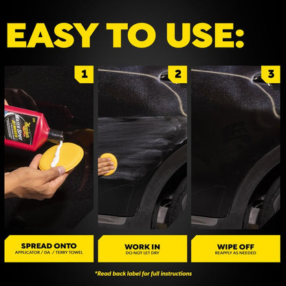 Meguiar's A3714 Water Spot Remover - Water Stain Remover and Polish for All Hard Surfaces,16 oz